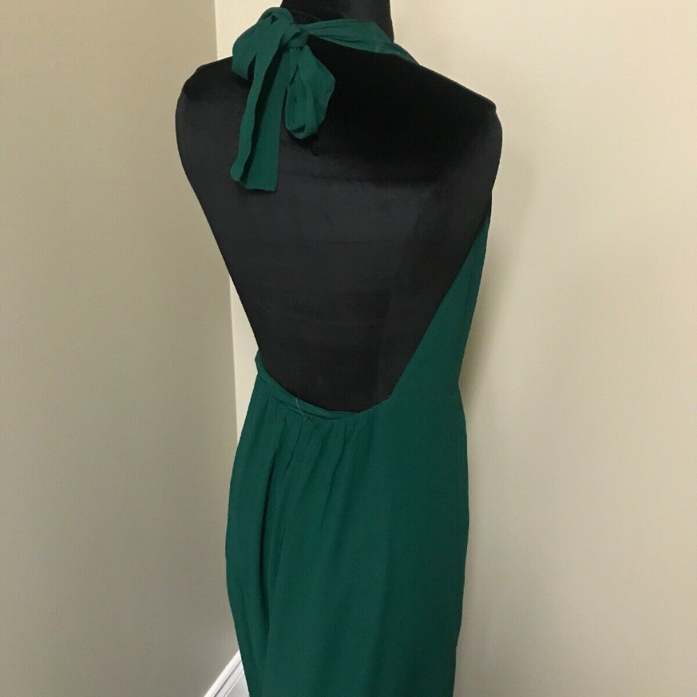 REFORMATION Waltz Dress in Emerald Green Medium M - Picture 6 of 7